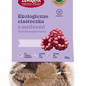 CIASTKA MALINOWE BEZGLUTENOWE BIO 100 g - ZEMANKA