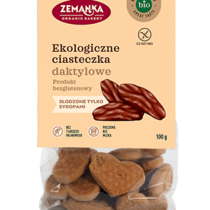 CIASTKA DAKTYLOWE BEZGLUTENOWE BIO 100 g - ZEMANKA