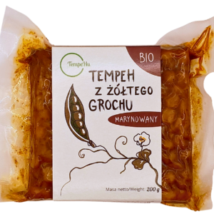 TEMPEH Z GROCHU ŻÓŁTEGO MARYNOWANY BIO 200 g - TEMPEHU
