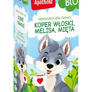 HERBATKA DLA DZIECI - KOPER WŁOSKI, MELISA I MIĘTA BIO (20 x 1,5 g) 30 g - APOTHEKE