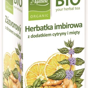HERBATKA IMBIROWA (CYTRYNA I MIĘTA) BIO (20 x 1,5 g) 30 g - APOTHEKE