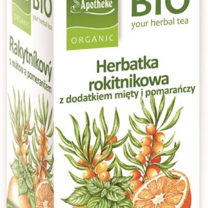 HERBATKA ROKITNIKOWA Z MIĘTĄ I POMARAŃCZĄ BIO (20 x 1,8 g) 36 g - APOTHEKE
