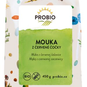 MĄKA Z SOCZEWICY CZERWONEJ BEZGLUTENOWA BIO 450 g - PROBIO
