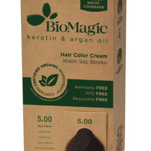 FARBA DO WŁOSÓW JASNY BRĄZ (5.00) 250 g - BIOMAGIC