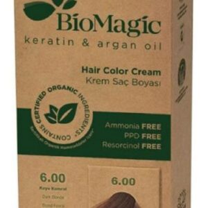 FARBA DO WŁOSÓW CIEMNY BLOND (6.00) 250 g - BIOMAGIC