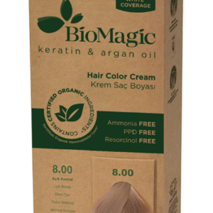FARBA DO WŁOSÓW JASNY BLOND (8.00) 250 g - BIOMAGIC