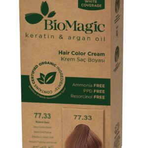 FARBA DO WŁOSÓW GŁĘBOKI ZŁOTY BLOND (77.33) 250 g - BIOMAGIC