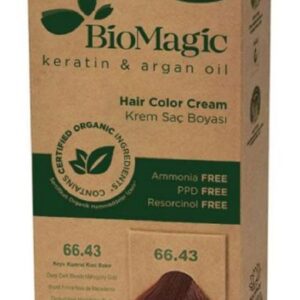 FARBA DO WŁOSÓW BARDZO CIEMNY MAHONIOWY BLOND (66.43) 250 g - BIOMAGIC