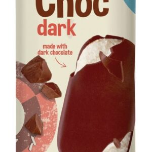 LODY WEGAŃSKIE NA PATYKU RYŻOWO - WANILIOWE W POLEWIE Z CZEKOLADY GORZKIEJ BIO 100 ml - ICE CREAM FACTORY