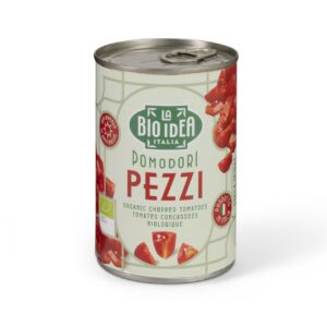 POMIDORY KROJONE BEZ SKÓRY BIO 400 g (240 g) - LA BIO IDEA