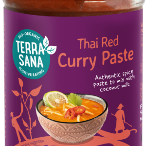 PASTA TAJSKA CZERWONE CURRY BEZGLUTENOWA BIO 120 g - TERRASANA