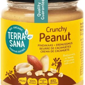 KREM Z ORZESZKÓW ZIEMNYCH PRAŻONYCH 100 % CRUNCHY BIO 250 g - TERRASANA