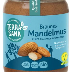 KREM Z MIGDAŁÓW PRAŻONYCH 100 % BIO 500 g - TERRASANA