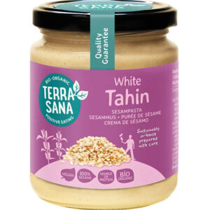 TAHINI BIAŁE (PASTA SEZAMOWA) BIO 250 g - TERRASANA