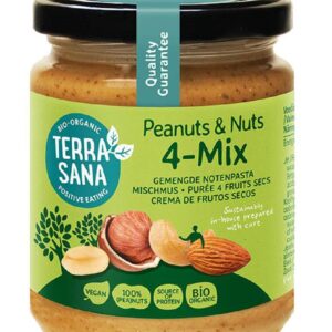 KREM ORZECHOWY MIX (4 ORZECHY) BIO 250 g - TERRASANA