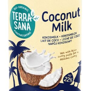 COCONUT MILK - NAPÓJ KOKOSOWY BEZ GUMY GUAR (22 % TŁUSZCZU) BIO 400 ml - TERRASANA