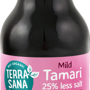 SOS SOJOWY TAMARI ŁAGODNY 25 % MNIEJ SOLI BEZGLUTENOWY BIO 250 ml - TERRASANA