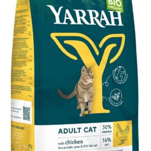 (DLA KOTA DOROSŁEGO) KARMA Z KURCZAKIEM BIO 800 g - YARRAH