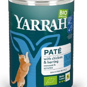 (DLA KOTA) PASZTET Z KURCZAKIEM, ŚLEDZIEM I ALGAMI MORSKIMI BIO 400 g - YARRAH