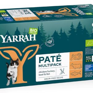 (DLA KOTA) MULTIPACK PASZTET BIO (8 x 100 g) 800 g - YARRAH