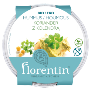 HUMMUS Z KOLENDRĄ BEZGLUTENOWY BIO 170 g - FLORENTIN