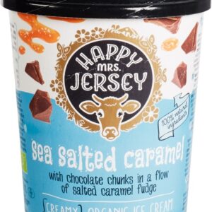 LODY O SMAKU KARMELOWYM Z KAWAŁKAMI CZEKOLADY BIO 500 ml - HAPPY MRS. JERSEY