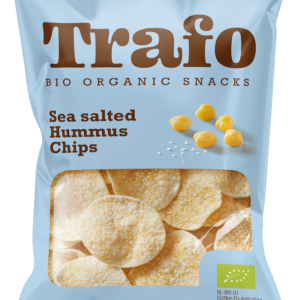 CHIPSY Z CIECIERZYCY Z SOLĄ MORSKĄ BIO 75 g - TRAFO