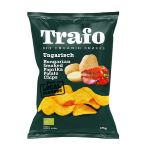 CHIPSY ZIEMNIACZANE Z PAPRYKĄ WĘDZONĄ BIO 125 g - TRAFO