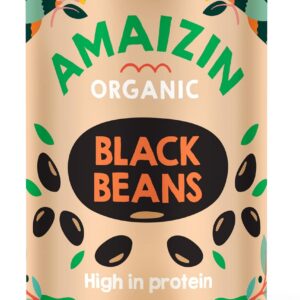 FASOLA CZARNA W ZALEWIE BEZGLUTENOWA BIO 400 g (240 g) - AMAIZIN