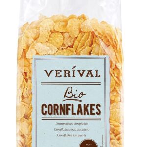 PŁATKI KUKURYDZIANE BEZ DODATKU CUKRÓW BEZGLUTENOWE BIO 250 g - VERIVAL