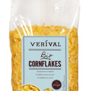 PŁATKI KUKURYDZIANE BEZ DODATKU CUKRÓW BEZGLUTENOWE BIO 500 g - VERIVAL