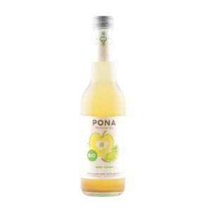 NAPÓJ JABŁKO - LIMONKA BEZ DODATKU CUKRÓW BIO 330 ml - PONA