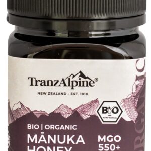 MIÓD MANUKA MGO 550+ BIO 250 g - TRANZALPINE