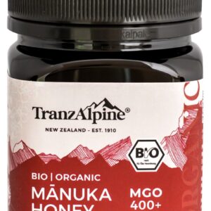 MIÓD MANUKA MGO 400+ BIO 250 g - TRANZALPINE