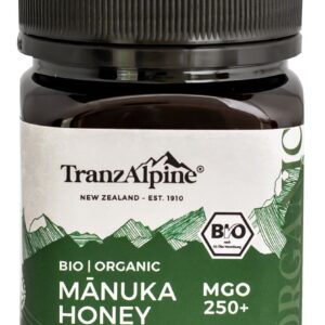 MIÓD MANUKA MGO 250+ BIO 250 g - TRANZALPINE